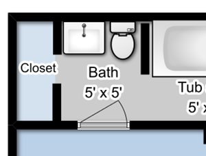 two bedroom one and half bath riverside missouri